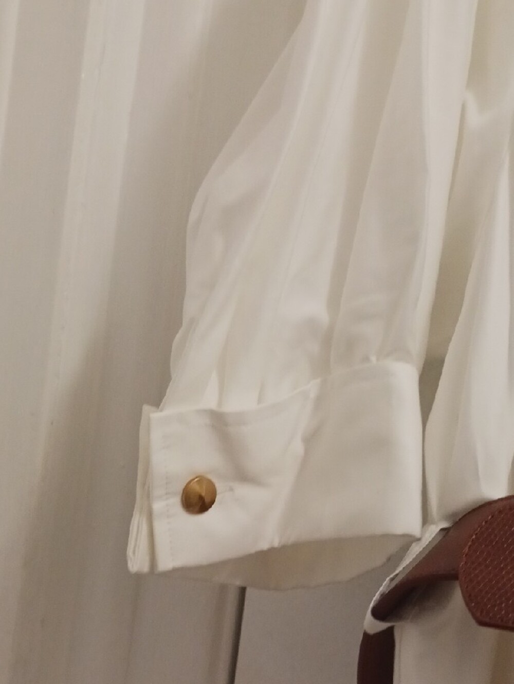 Donna Karan White Cotton Dress - Picture 5 of 9